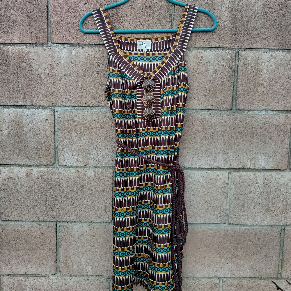 Milly of New York 100% Silk Dress Size 6